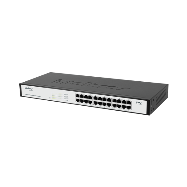 Switch 24 portas Gigabit Ethernet 10/100/1000 SG 2400 QR Intelbras