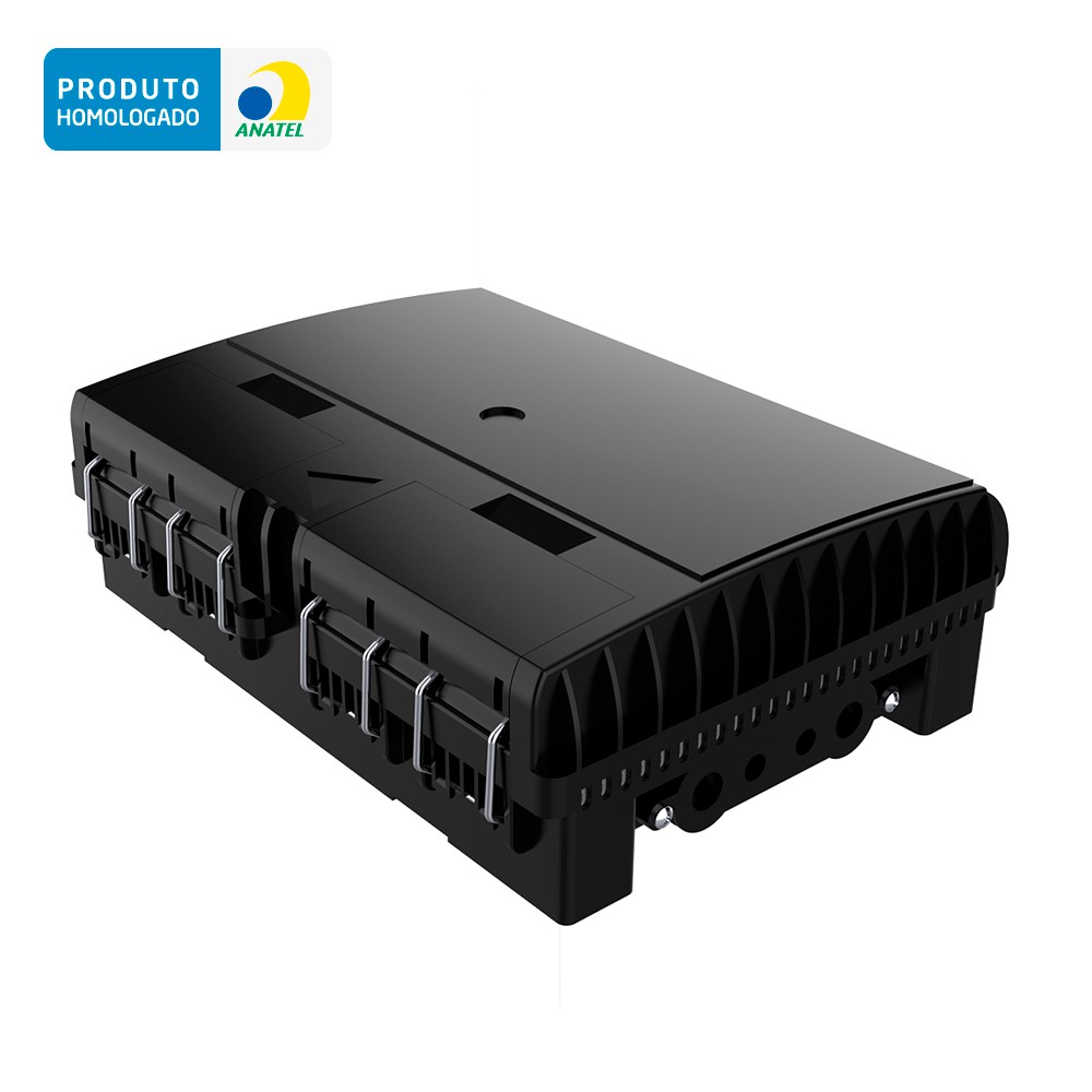 CTO - Caixa de terminação óptica para 8 fibras CTO-FS 8 FO