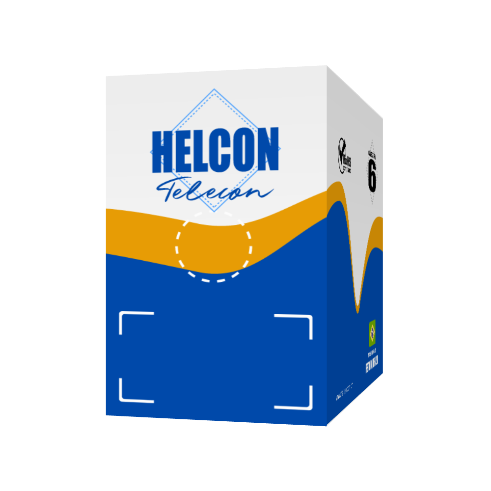 Cabo LAN UTP Cat.6 4 pares 23 AWG LSZH Helcon